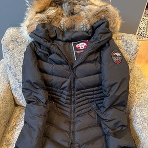 Pajar Real Fur Hooded Winter Down Jacket